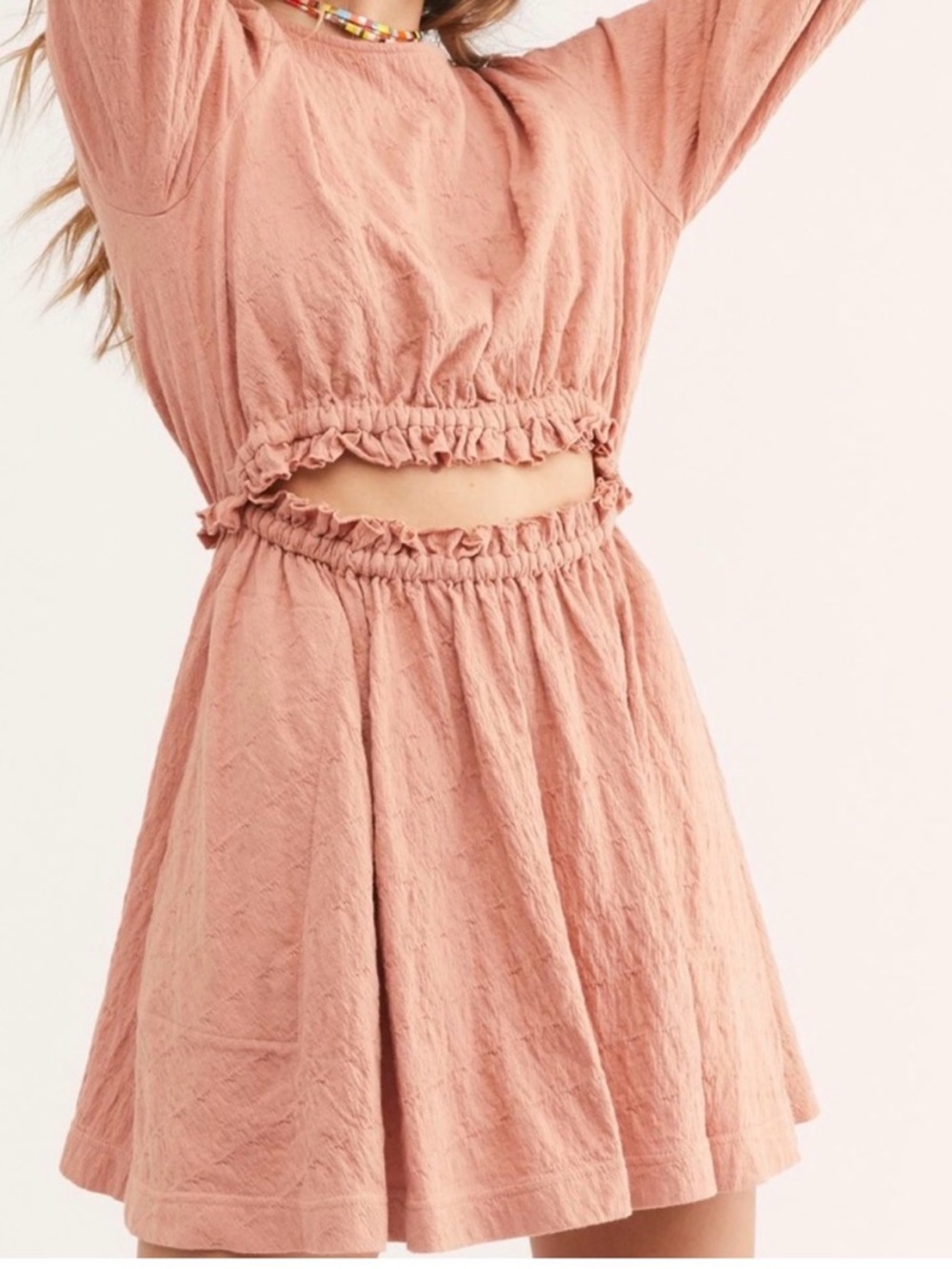Free People Beach Brentwood Black Cutout Dresss